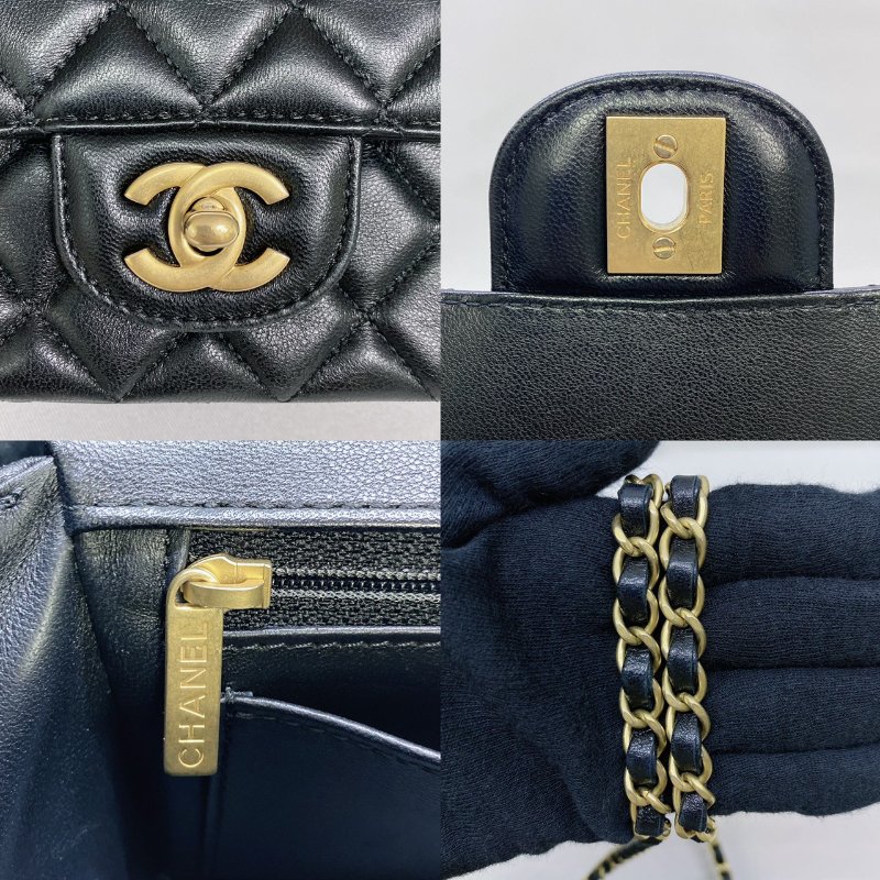 CHANEL 季節黑金手柄Handle 20-5