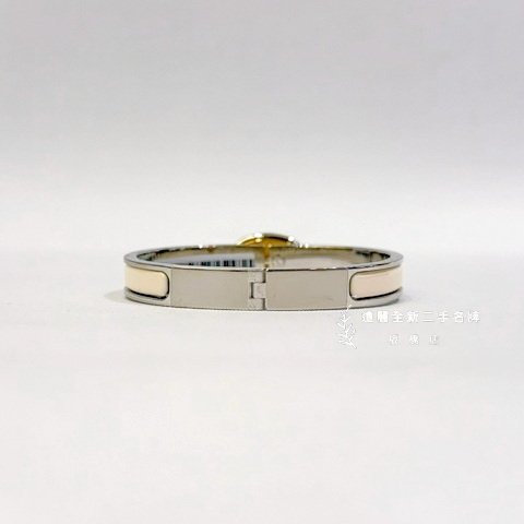 HERMES Chaine dAncre白琺瑯豬鼻手環-3