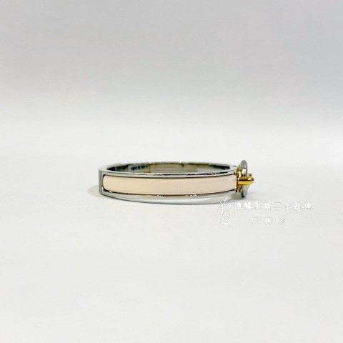 HERMES Chaine dAncre白琺瑯豬鼻手環-4