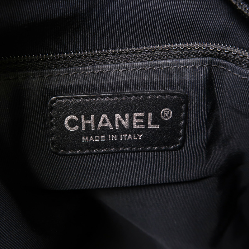 CHANEL 牛皮皮革Chain Shoulder鏈帶肩背袋-5