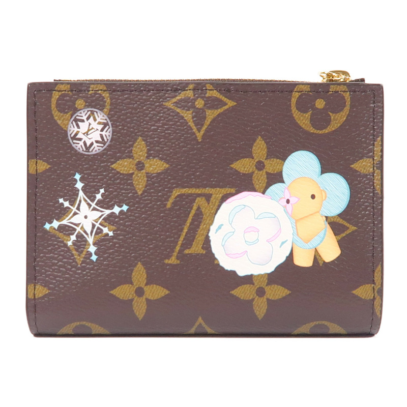 LOUIS VUITTON Monogram Lisa Wallet金扣錢包-1
