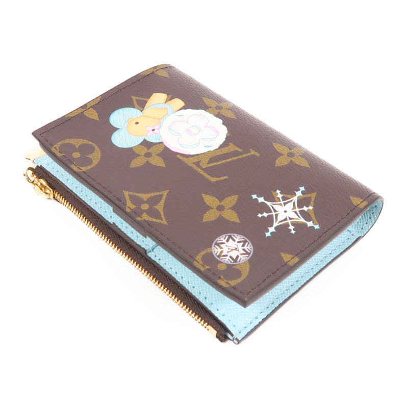 LOUIS VUITTON Monogram Lisa Wallet金扣錢包-3