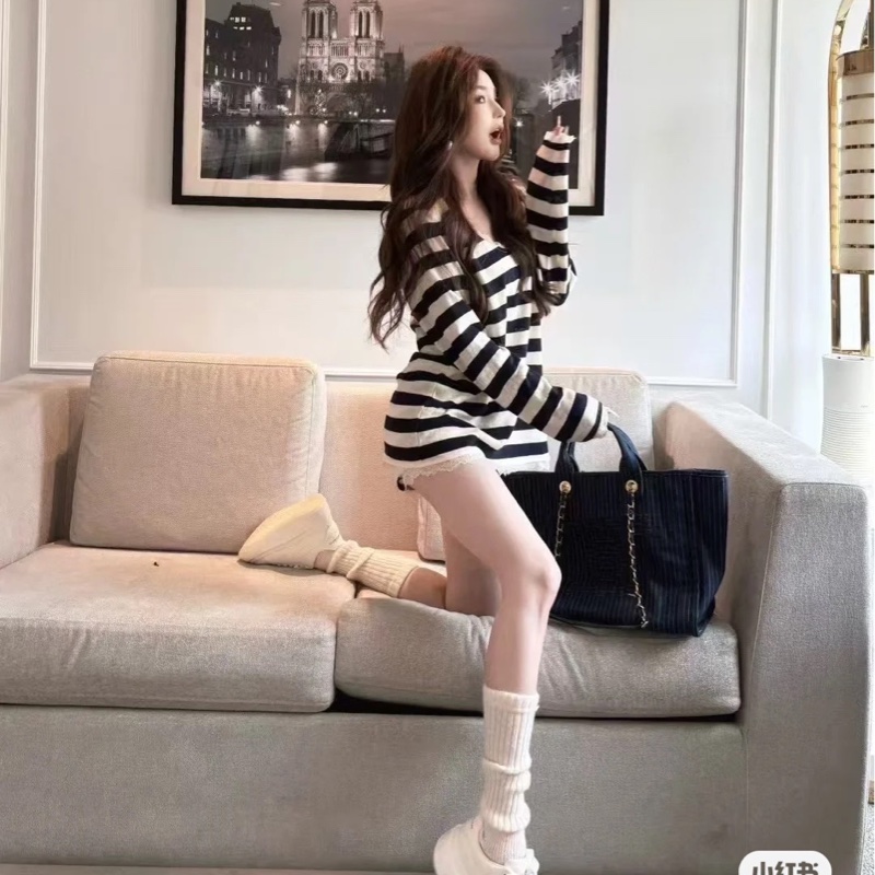 Chanel 中型 Deauville #流蘇帆布購物包沙灘包 ～可手提和肩背兩用（黑色）-38