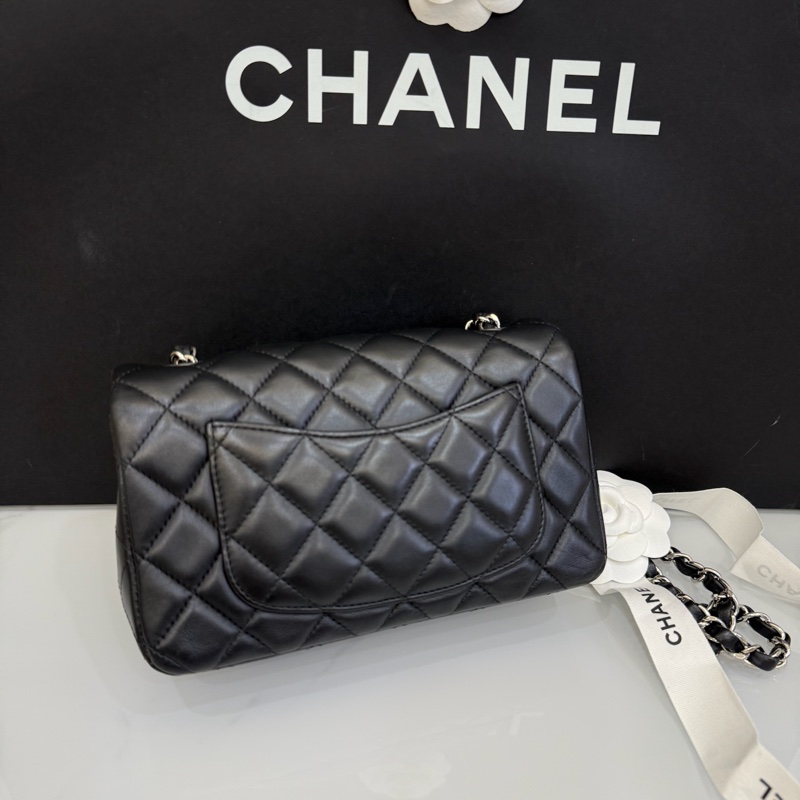 ❤️經典款一年四季都不退流行 Chanel cf20 coco20 大mini 黑銀-1