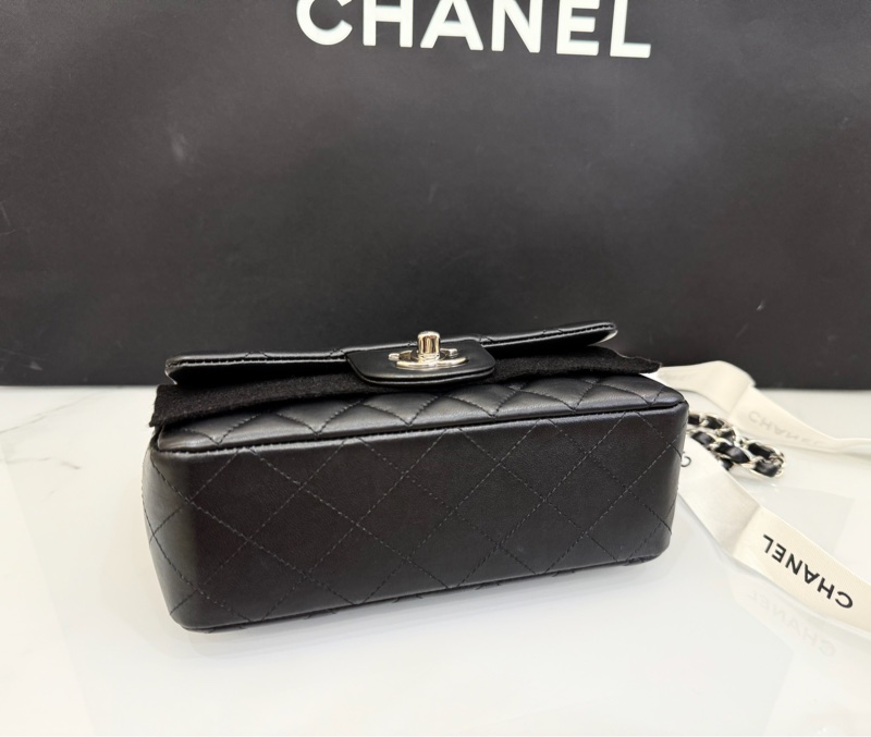 ❤️經典款一年四季都不退流行 Chanel cf20 coco20 大mini 黑銀-3