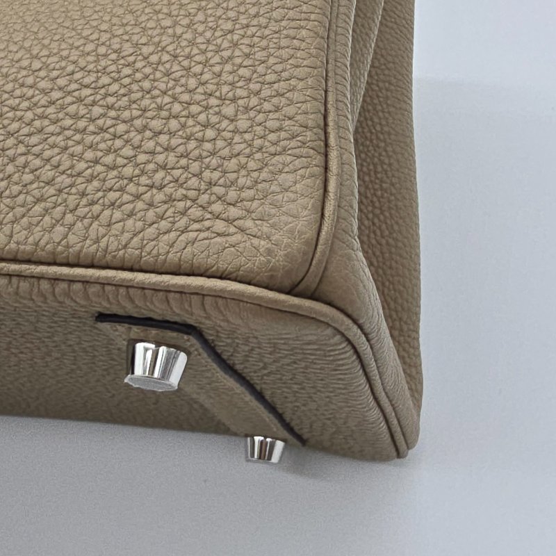 【全套全配】小編實拍🔥 2024新色|Hermès Birkin 30 馬爾法米|Togo皮銀扣|閒置品-12