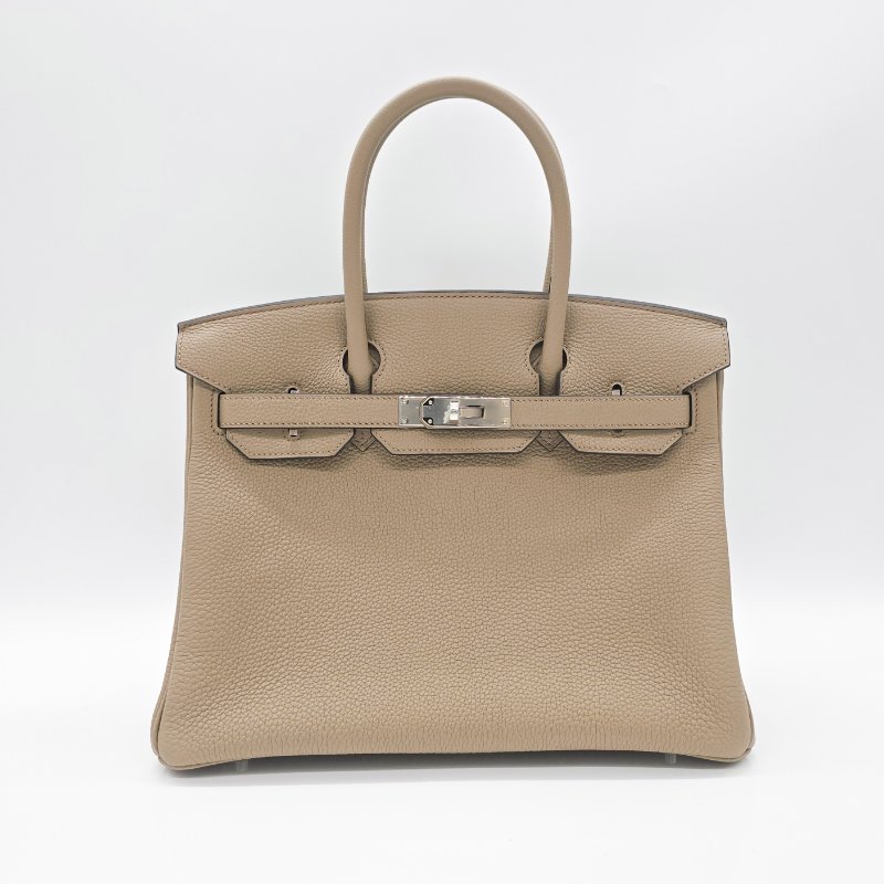 【全套全配】小編實拍🔥 2024新色|Hermès Birkin 30 馬爾法米|Togo皮銀扣|閒置品-5