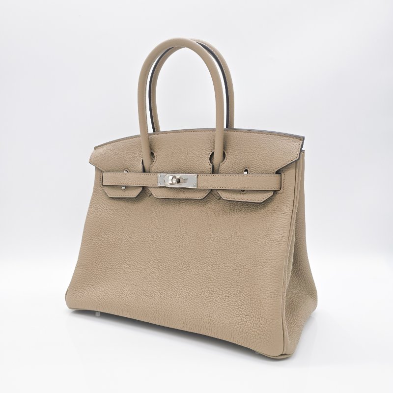 【全套全配】小編實拍🔥 2024新色|Hermès Birkin 30 馬爾法米|Togo皮銀扣|閒置品-6