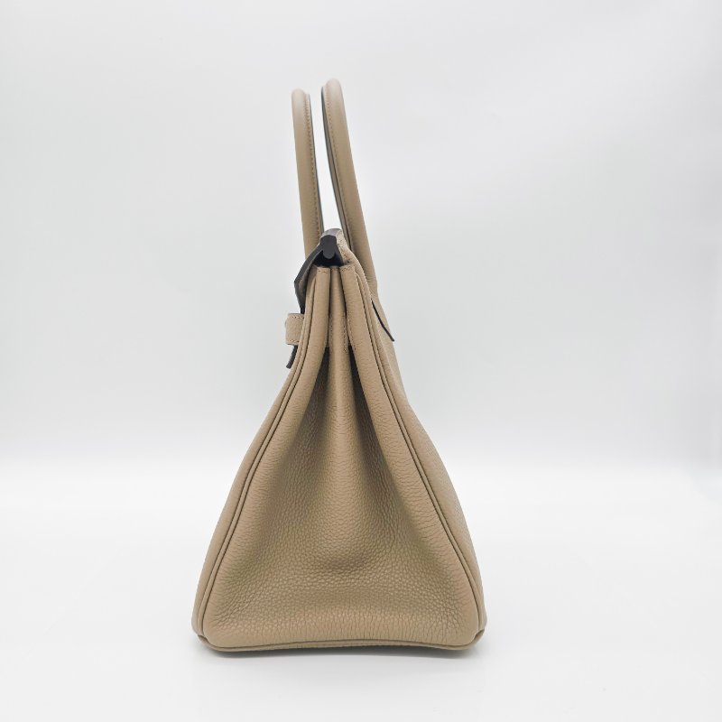 【全套全配】小編實拍🔥 2024新色|Hermès Birkin 30 馬爾法米|Togo皮銀扣|閒置品-7