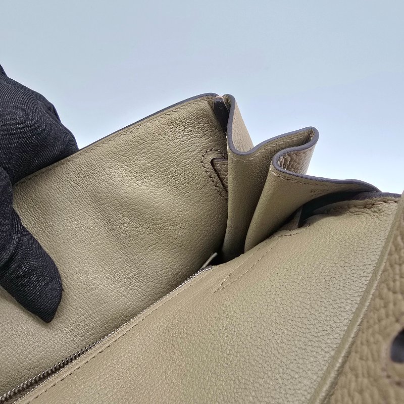 【全套全配】小編實拍🔥 2024新色|Hermès Birkin 30 馬爾法米|Togo皮銀扣|閒置品-16