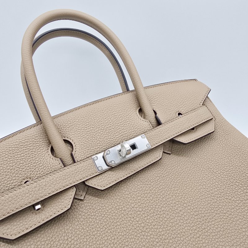 【全套全配】小編實拍🔥 2024新色|Hermès Birkin 30 馬爾法米|Togo皮銀扣|閒置品-10