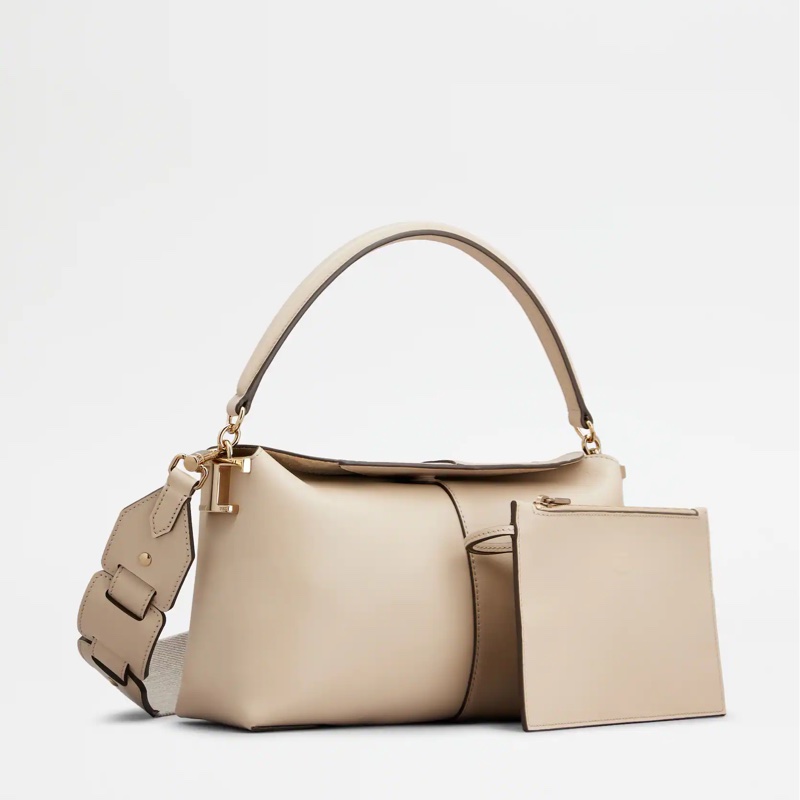 促銷品 TOD’S T Case Mini 單肩/手提包 米色-1