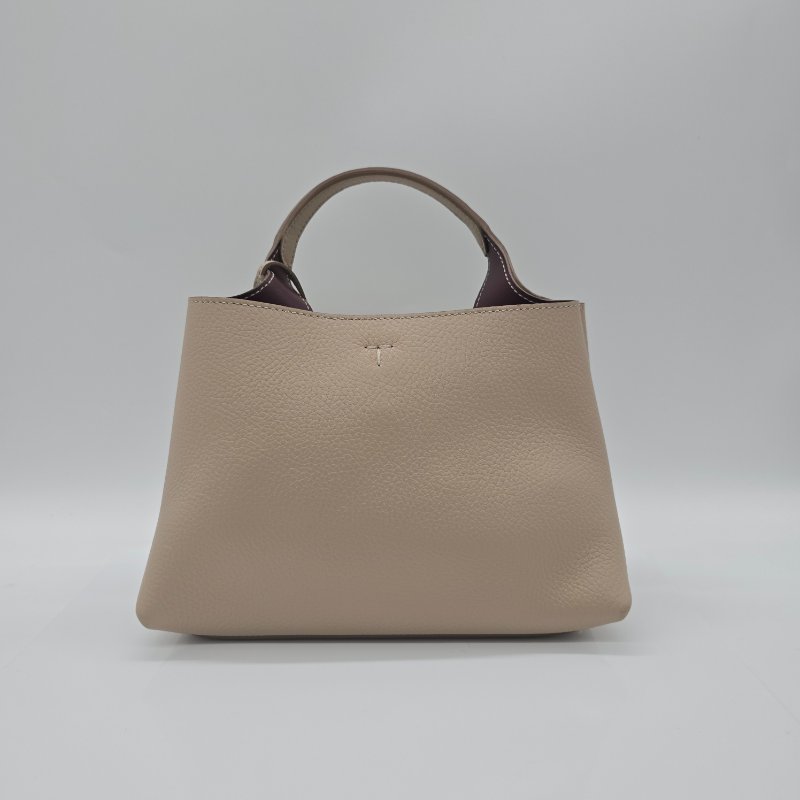 Tod's 義大利風衣灰小牛皮手提肩背包-3