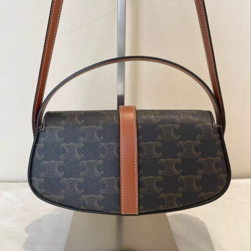 ✨Celine 老花 鎖頭包 Tabou 腋下包/手提包 Triomphe Canvas 98新配件塵袋-1