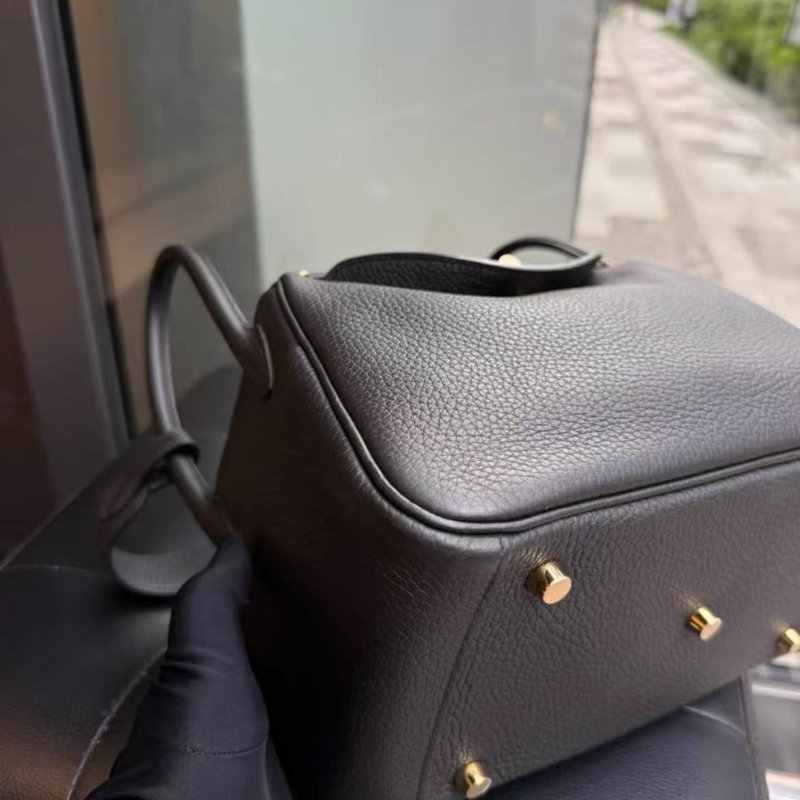 ✨Hermes 黑金lindy26 Tc皮 99新 配件塵袋盒子-2