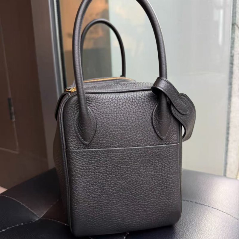✨Hermes 黑金lindy26 Tc皮 99新 配件塵袋盒子-4