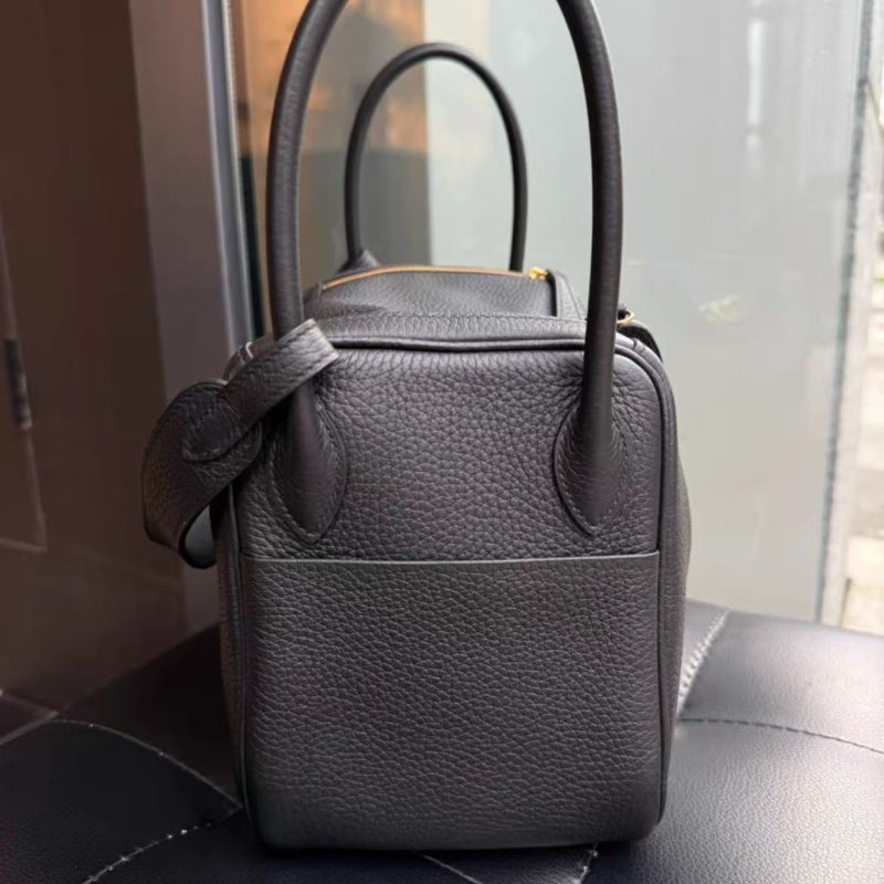 ✨Hermes 黑金lindy26 Tc皮 99新 配件塵袋盒子-5