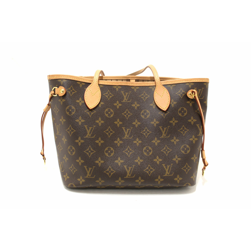 Louis Vuitton Classic Monogram Neverfull PM Tote Shoulder Bag-1