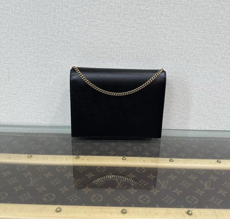 ✨YsL 黑金魚子醬郵差包 22*16*5 98新配件塵袋-2