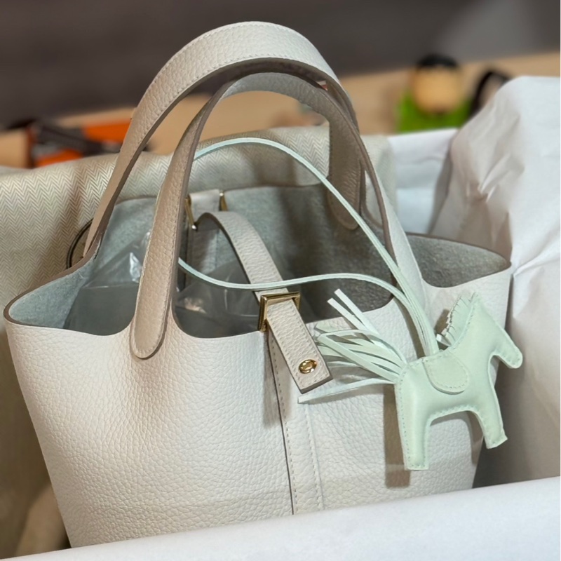 （降價）愛馬仕Hermes Rodeo pm 小馬吊飾 氣泡綠 vert fizz-4