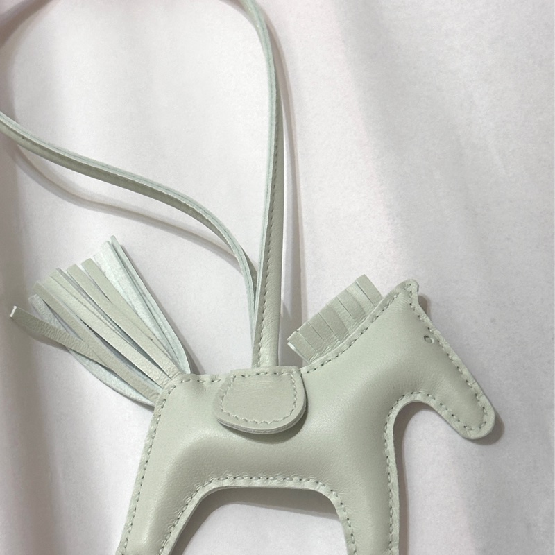 （降價）愛馬仕Hermes Rodeo pm 小馬吊飾 氣泡綠 vert fizz-6