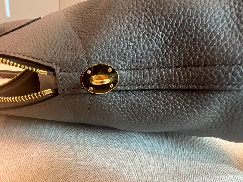 【贈Twillyx 2】Hermès Bolide 31 錫灰金色五金TAURILLON CLEMEMCE-12