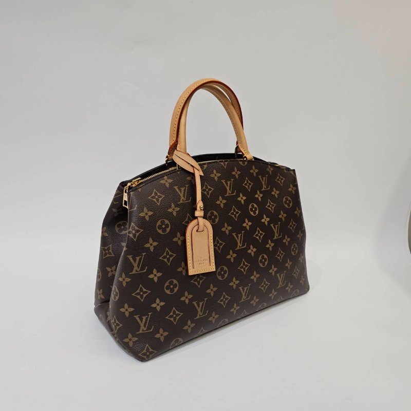LV 原花金釦Grand Palais MM手提肩斜背包M45898-2