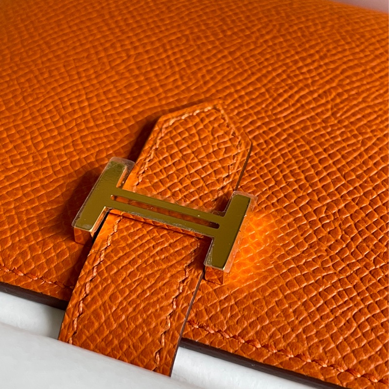 Hermes 愛馬仕Bearn Compact零錢短夾🍊全新全配K刻-5