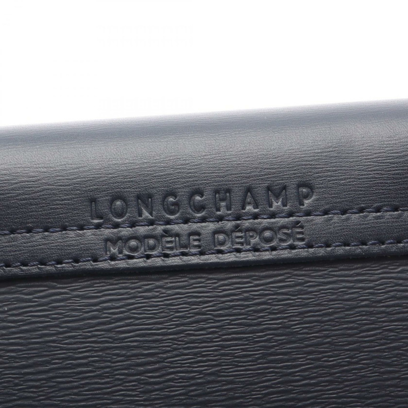 Longchamp Pliage City 托特包 10182HYQ556 PVC 塗層帆布皮革海軍藍新款女款-3