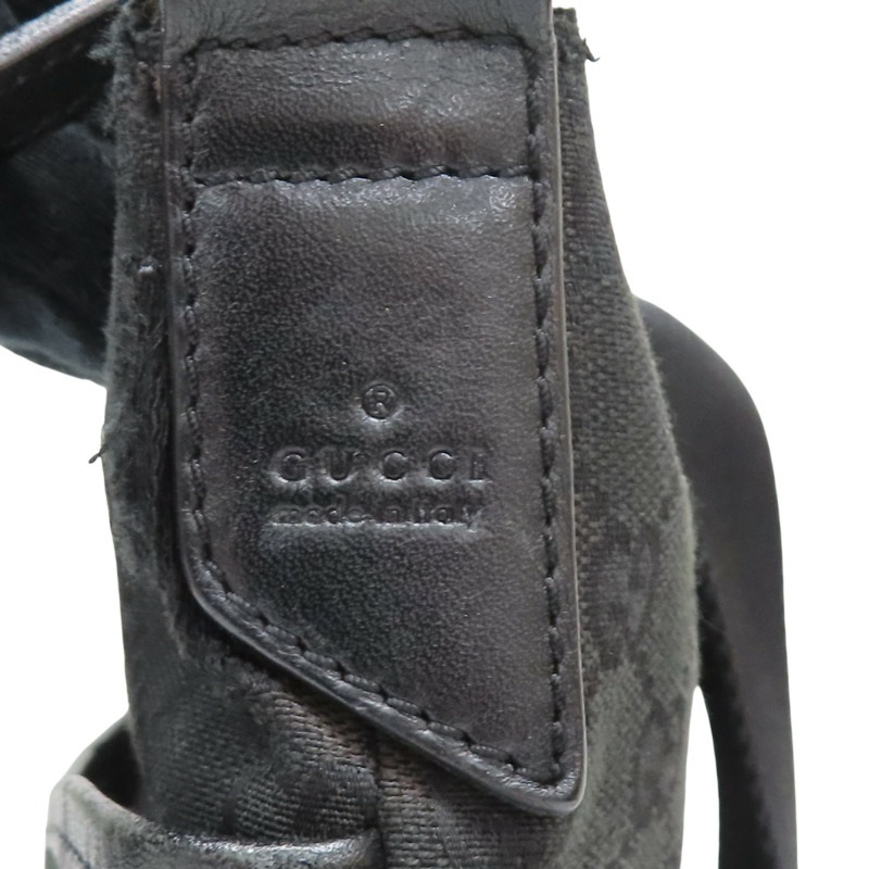 黑色 GG帆布 肩背包 斜背包 145857-8