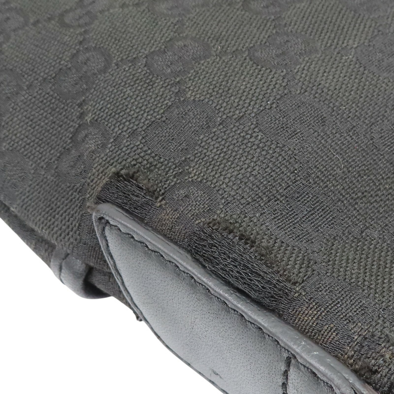 黑色 GG帆布 肩背包 斜背包 145857-16