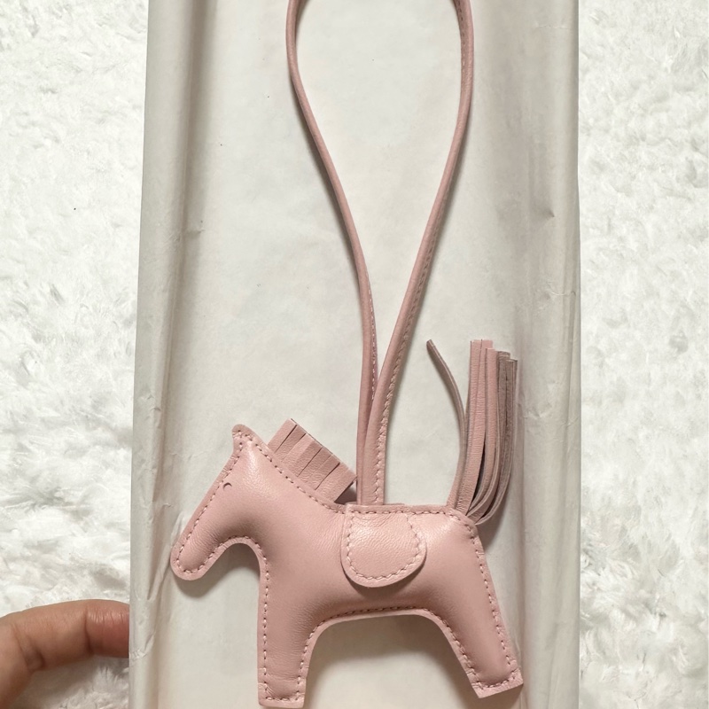 Hermes Rodeo PM 小馬 櫻花粉-0