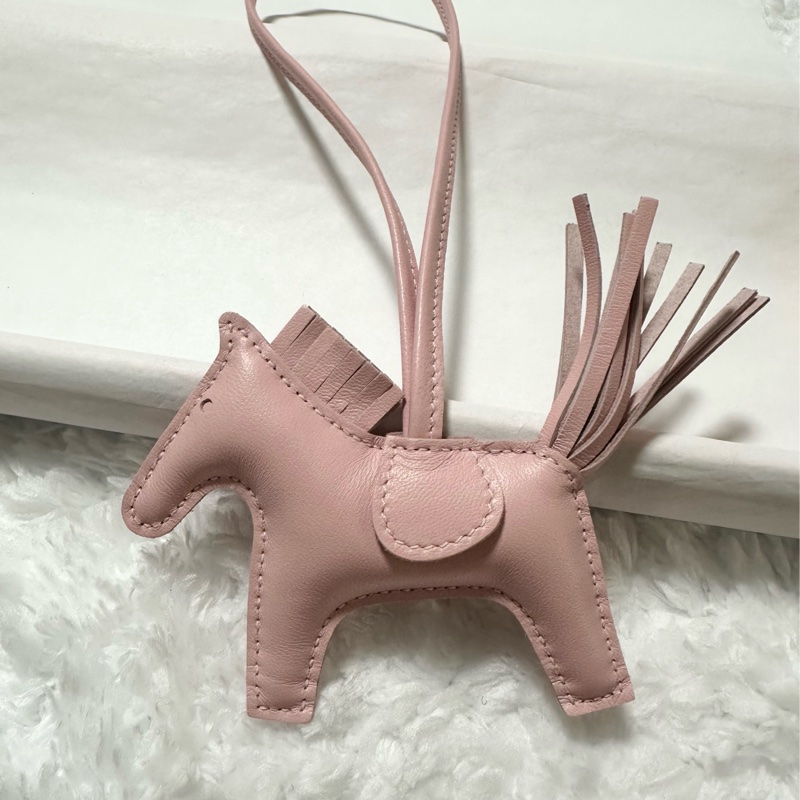 Hermes Rodeo PM 小馬 櫻花粉-4