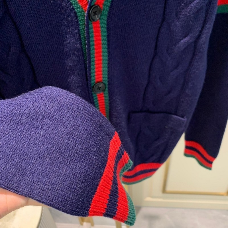 原價4萬／全新品／Gucci羊絨羊毛開襟外套／男女同款-8