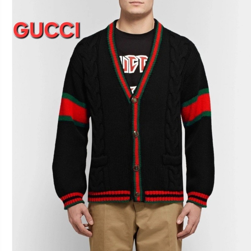 原價4萬／全新品／Gucci羊絨羊毛開襟外套／男女同款-11