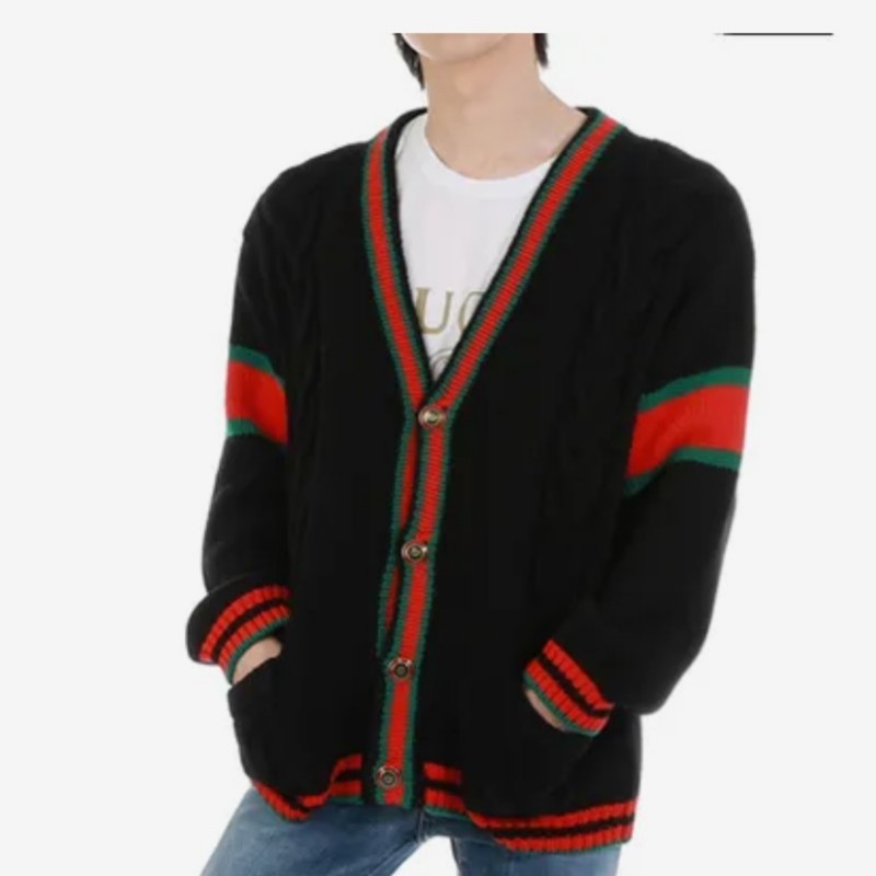 原價4萬／全新品／Gucci羊絨羊毛開襟外套／男女同款-17