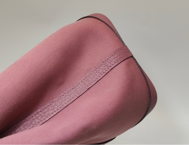 Hermes GP 30手提包帆布 Negonda牛皮银扣G5玫瑰木粉框c刻-17