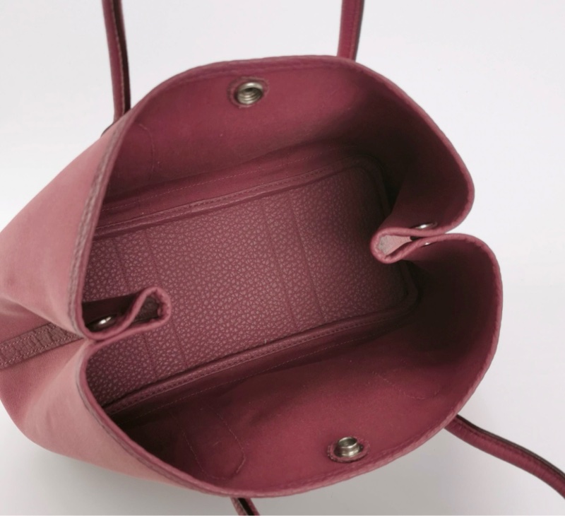 Hermes GP 30手提包帆布 Negonda牛皮银扣G5玫瑰木粉框c刻-37