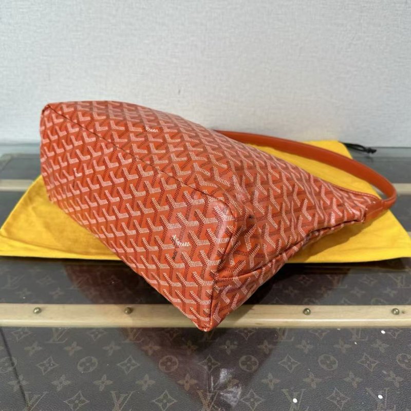GOYARD 經典老花子母hobo腋下包 34*30*13 98新配件塵袋-4