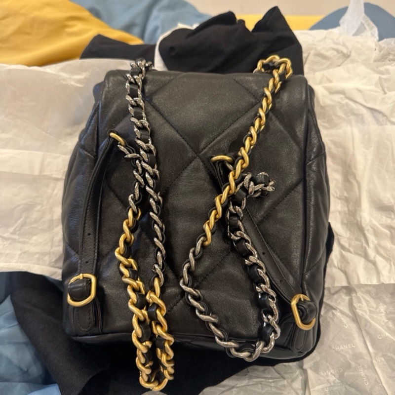 香奈兒19後背包-14