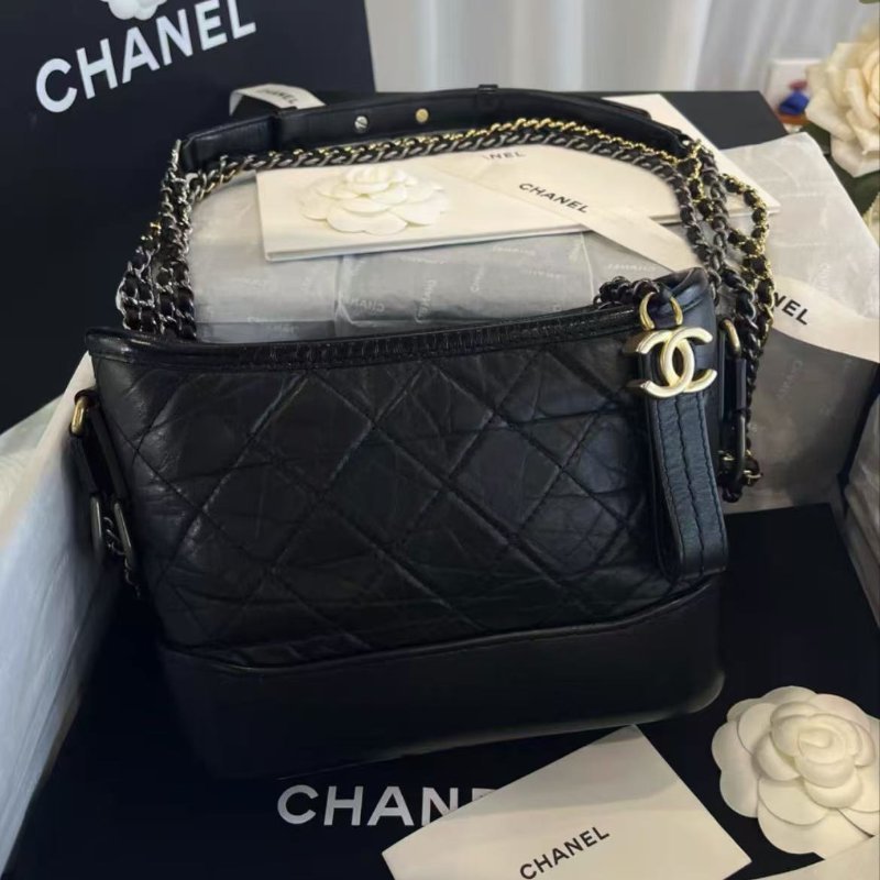 ✨Chanel 20A 小號 流浪手提斜背包 20*15*8 99新 配件塵袋-0