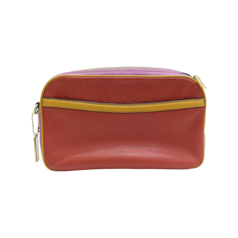 紅色 粉紅色 皮革 兩用包-1