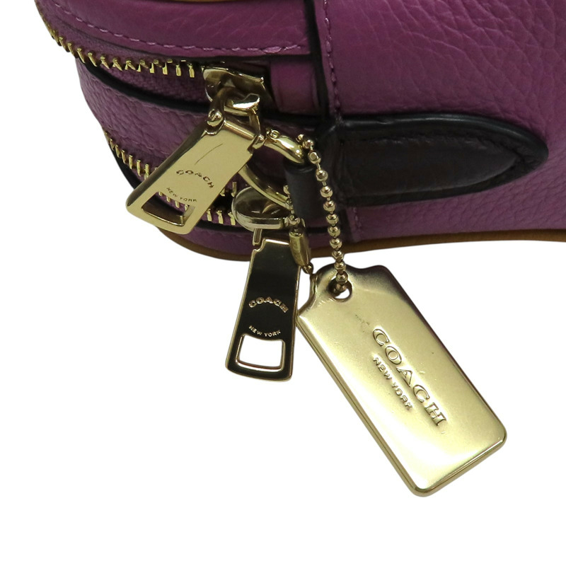 紅色 粉紅色 皮革 兩用包-10