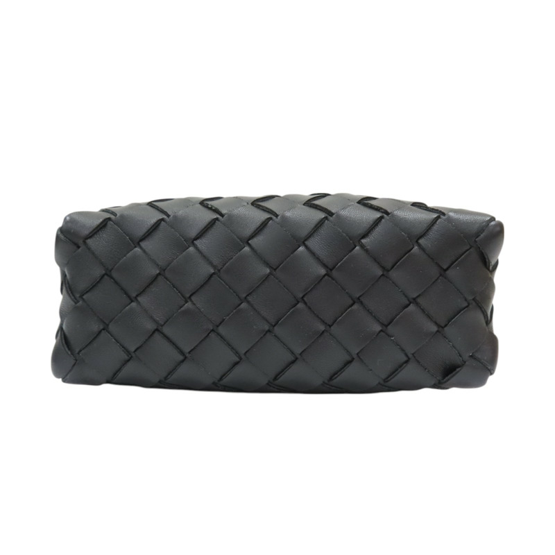 黑色 編織牛皮 Mini Loop Camera 肩背包【BOTTEGA VENETA BV 寶緹嘉】 723547V1G118425-3