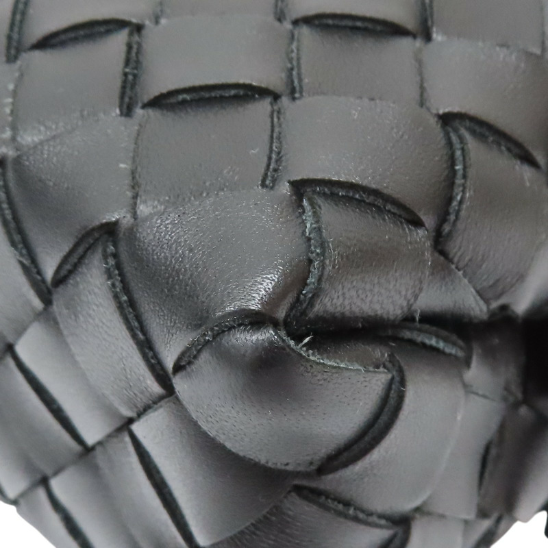 黑色 編織牛皮 Mini Loop Camera 肩背包【BOTTEGA VENETA BV 寶緹嘉】 723547V1G118425-8