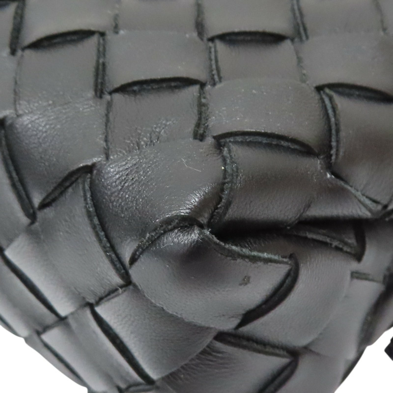 黑色 編織牛皮 Mini Loop Camera 肩背包【BOTTEGA VENETA BV 寶緹嘉】 723547V1G118425-10
