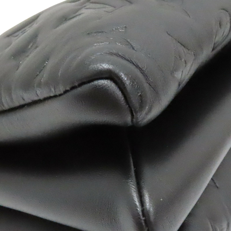 黑色 小羊皮壓紋 Coussin PM 單肩包 M57790-11