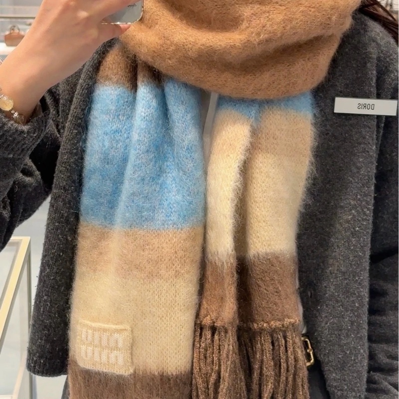 促銷品 MIU MIU 馬海毛 圍巾-6