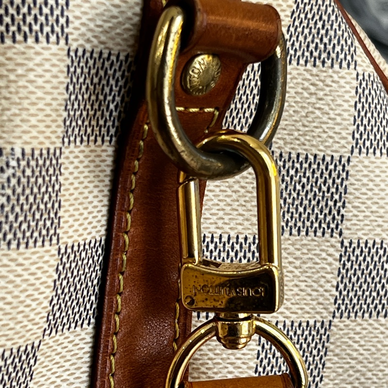LOUIS VUITTON 白色棋盤 SPEEDY30(二手)-4