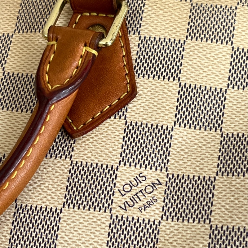 LOUIS VUITTON 白色棋盤 SPEEDY30(二手)-6
